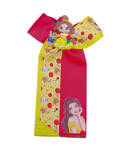 Enchanted Belle and Beast Hair Bow