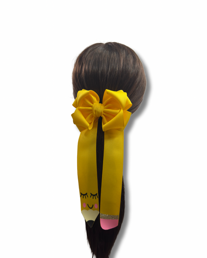 Pencil Hair Bow