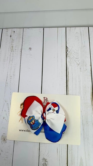 Dominican Republic Hair Bow