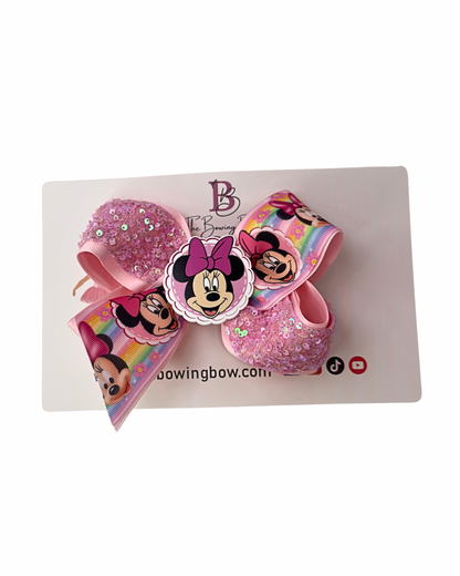 Boutique Hair Bow Minni Sparkles