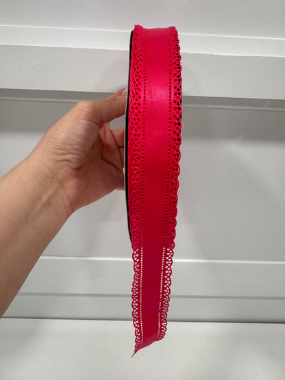 Scallop Edge 1.5 IN Satin Ribbon
