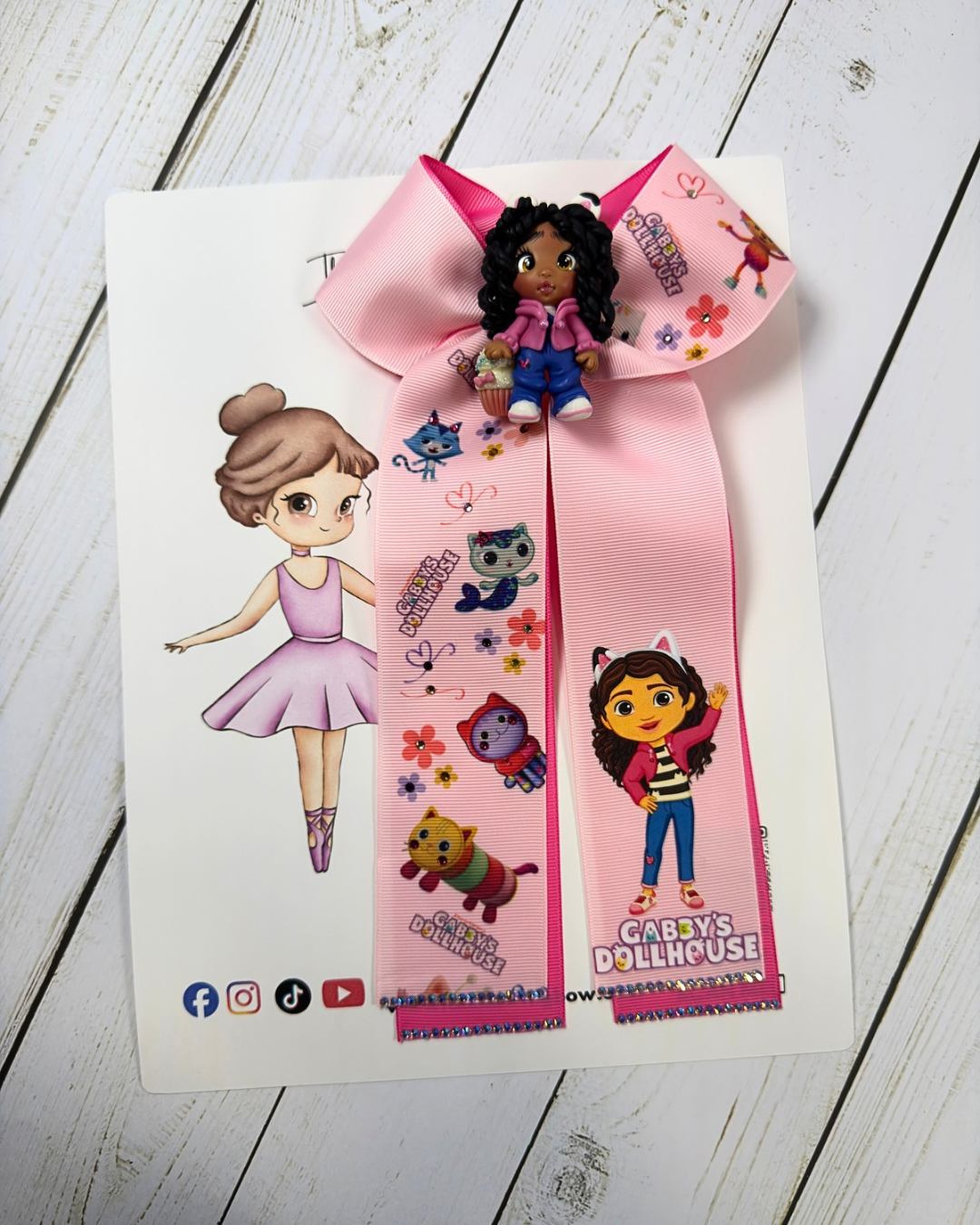 Gabby and friends Hair Bow