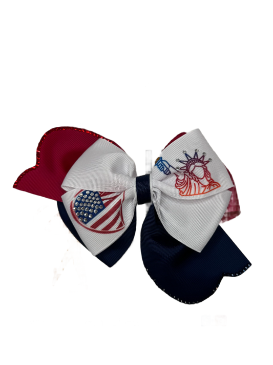 American Liberty Pride Hair Bow