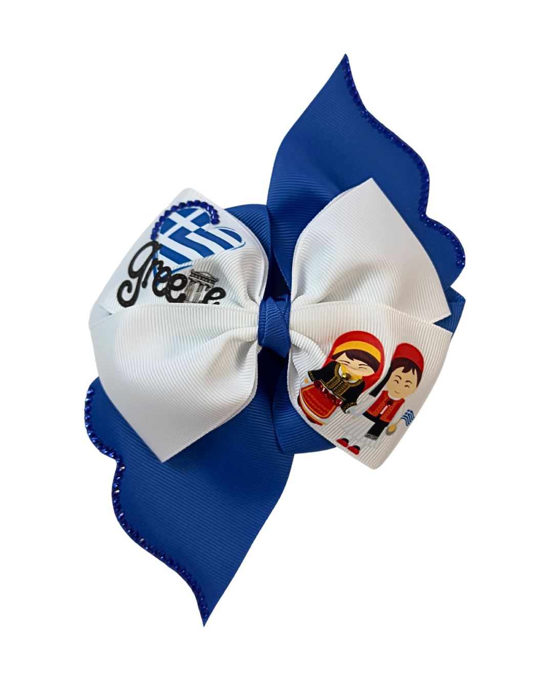 Greece Hair Bow (Greek)