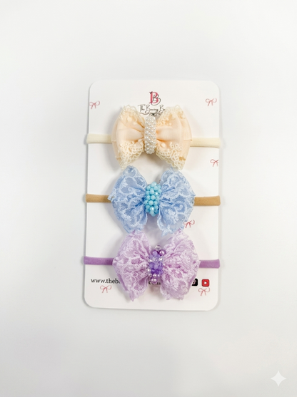 Baby Lace Hair Bow / Head Bands