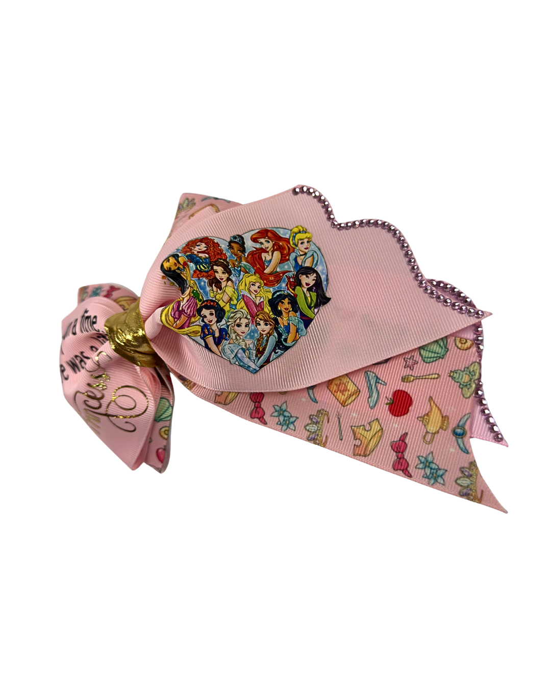 Princess club hair bow