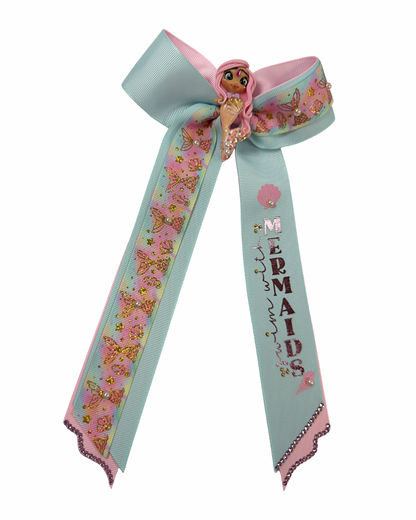Let’s Swim with Mermaids Hair Bow
