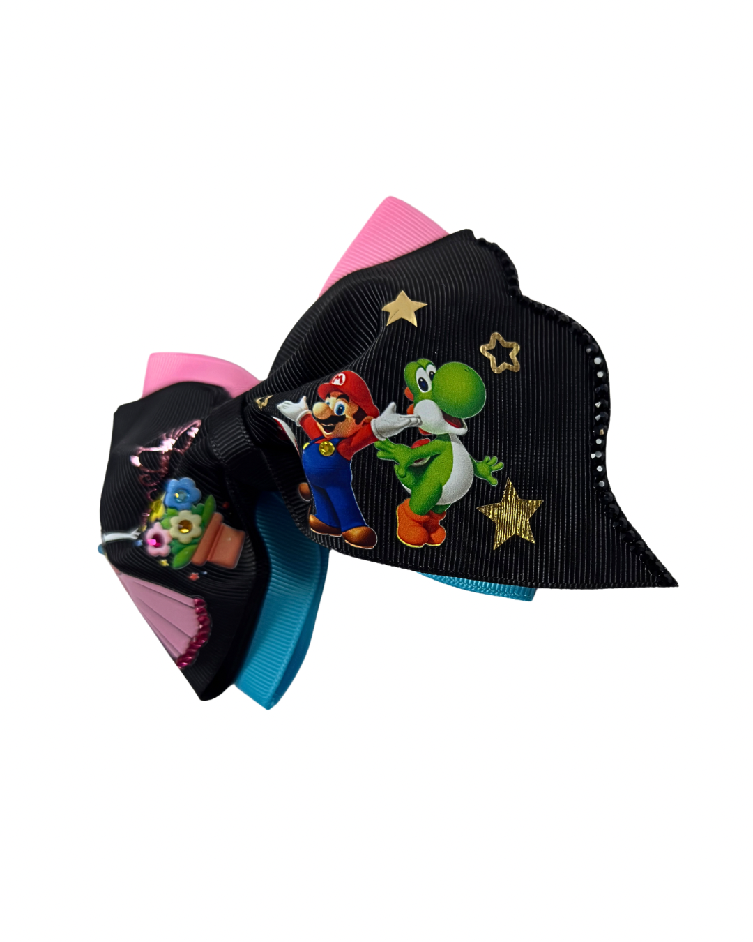 Electric Gamer Hair Bow