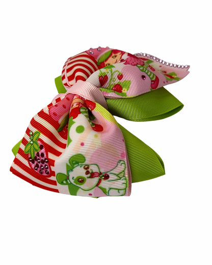 Elegant Strawberry Girl Hair Bow