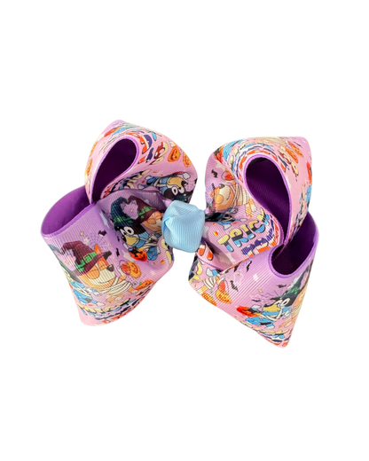 Blue-y in Halloween Hairbow
