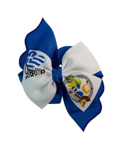 Greece Hair Bow (Greek)
