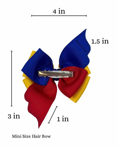 Colombia Hair Bow With Clay Doll