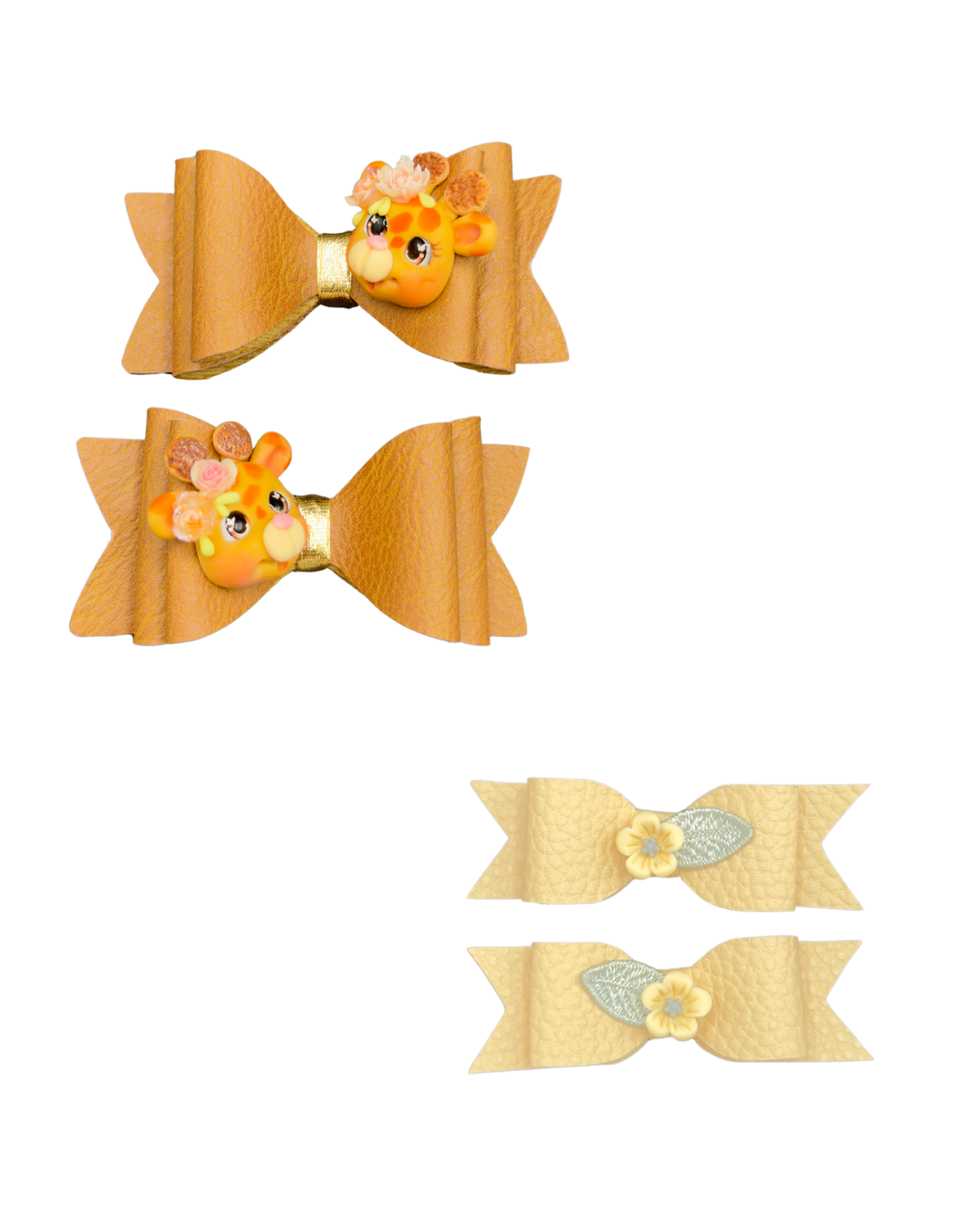 Giraffe Safari Bow Set