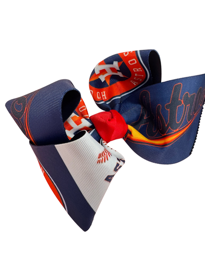 Astros Houston Hair Bow