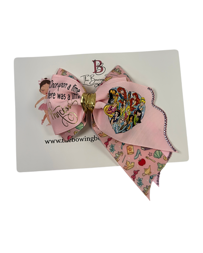Princess club hair bow