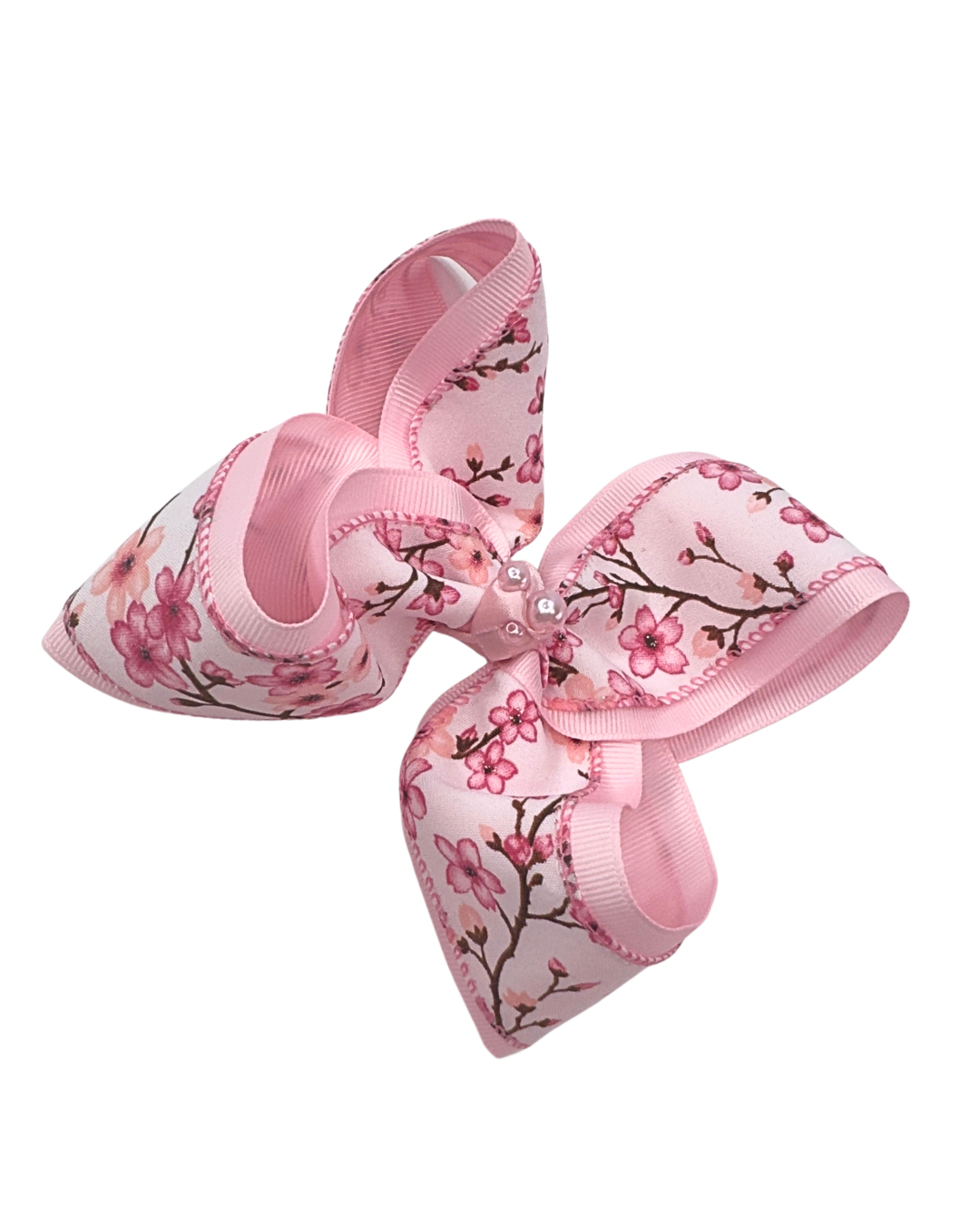 Cherry Blossom Boutique Style Hair Bow