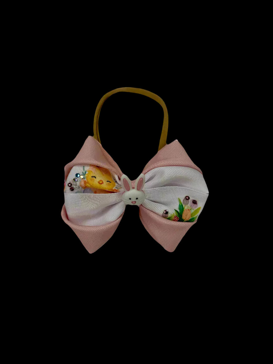Bunny hair clip/headband