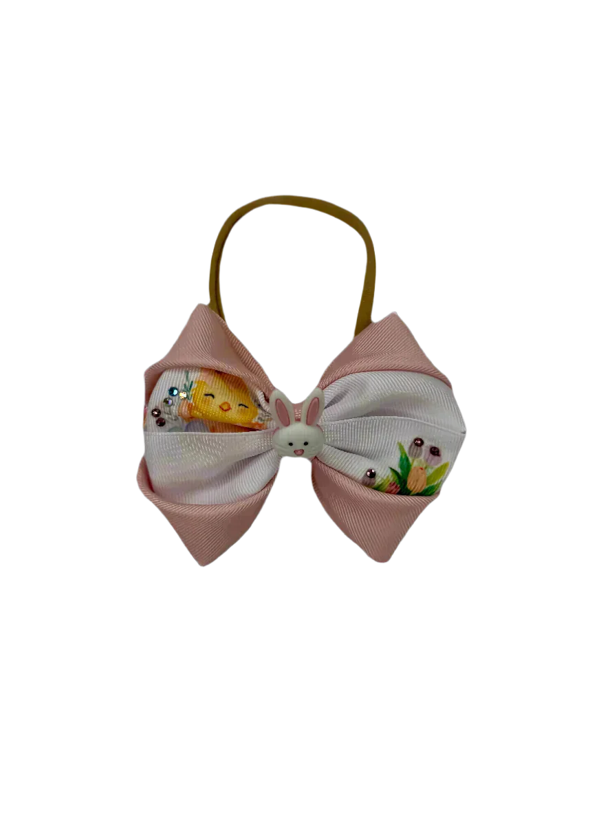 Bunny hair clip/headband