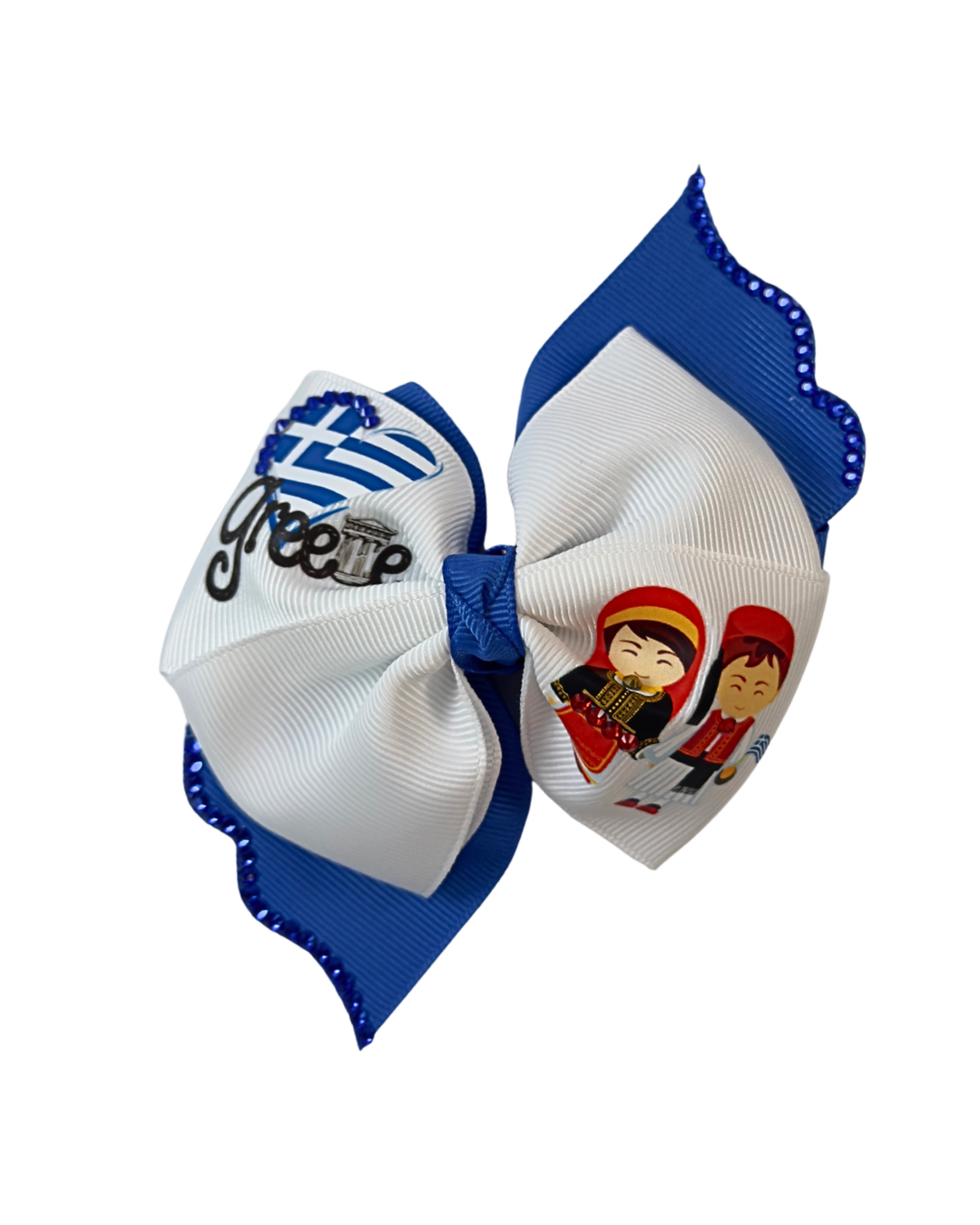 Greece Hair Bow (Greek)