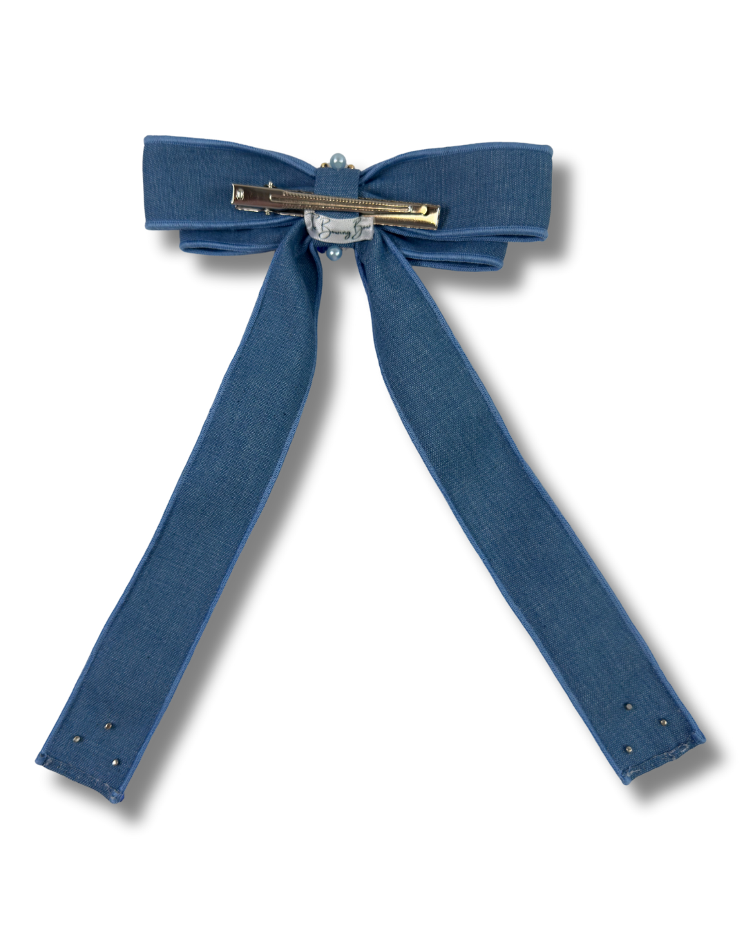 Denim Gem Bows