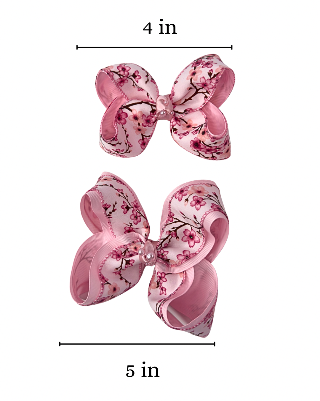 Cherry Blossom Boutique Style Hair Bow