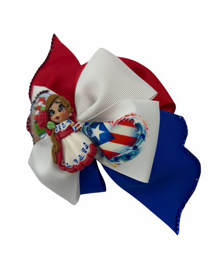 Puerto Rico Hair Bow