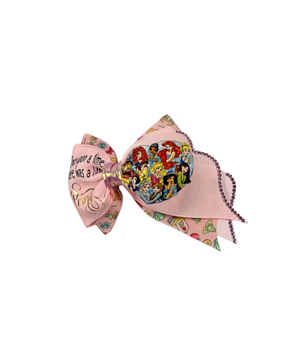 Princess club hair bow