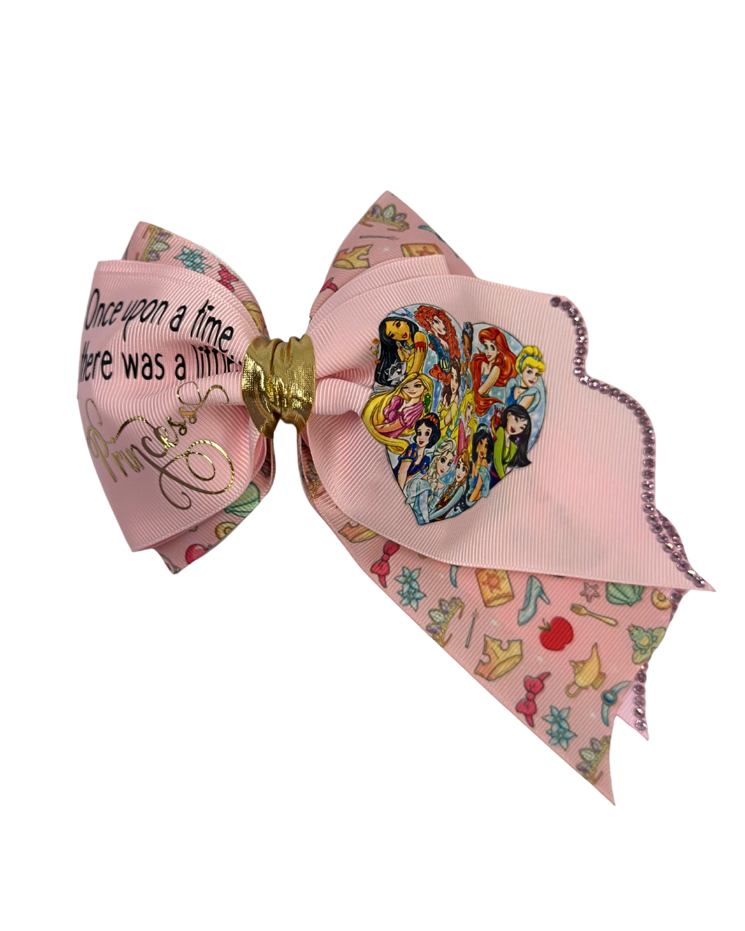 Princess club hair bow