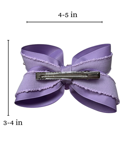 Elegant Hair Bow pastel colors