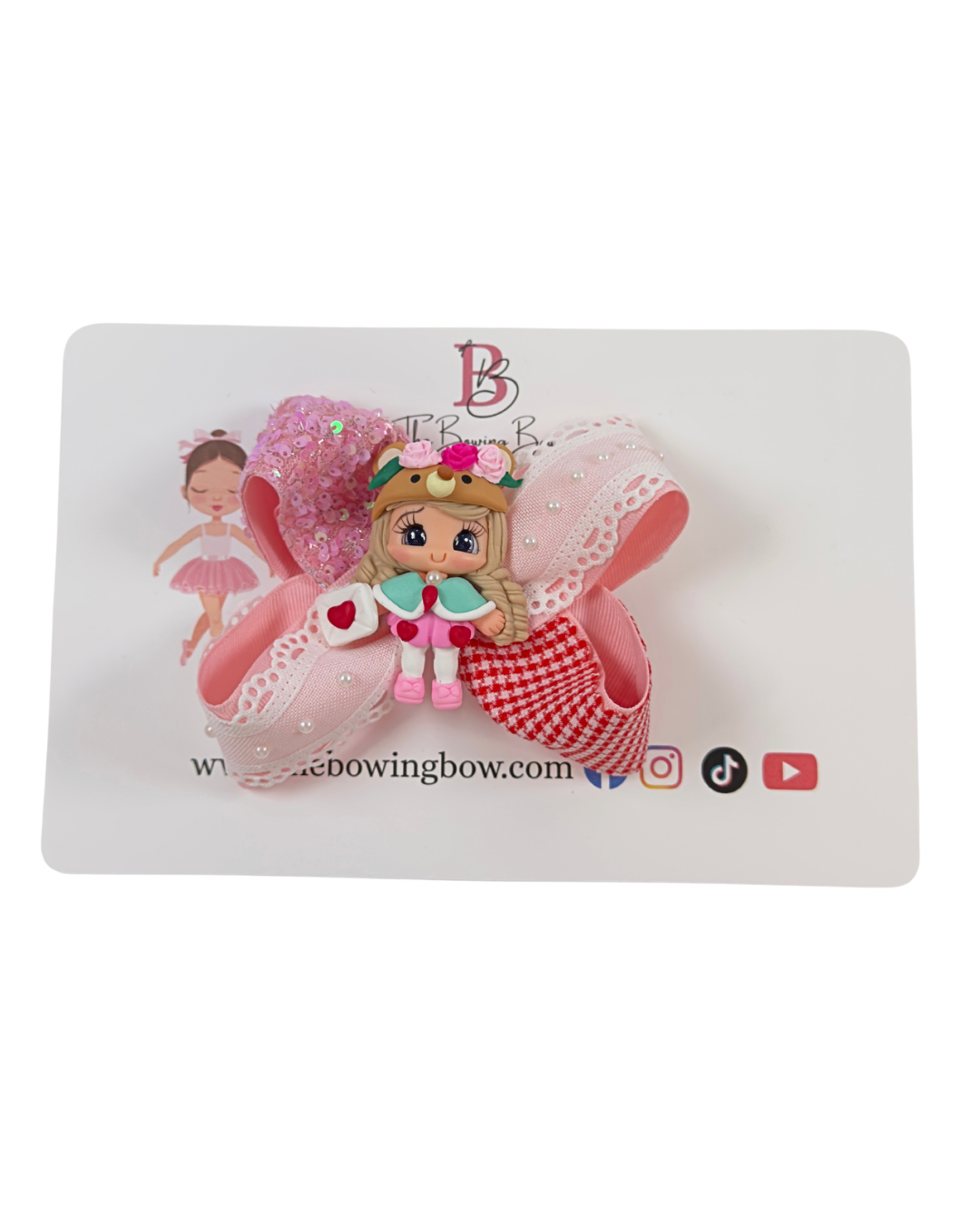 Sweetheart Fairy Bear Bow