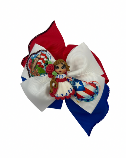 Puerto Rico Hair Bow