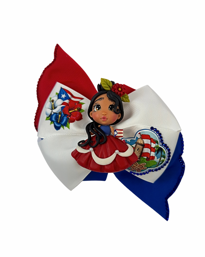 Puerto Rico Hair Bow