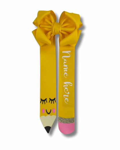 Pencil Hair Bow
