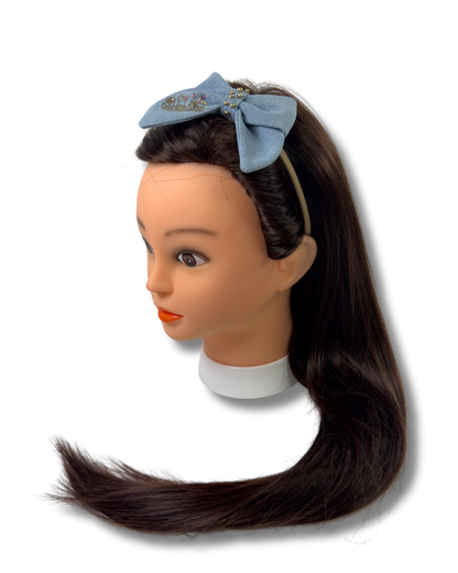 Garden Denim Bow