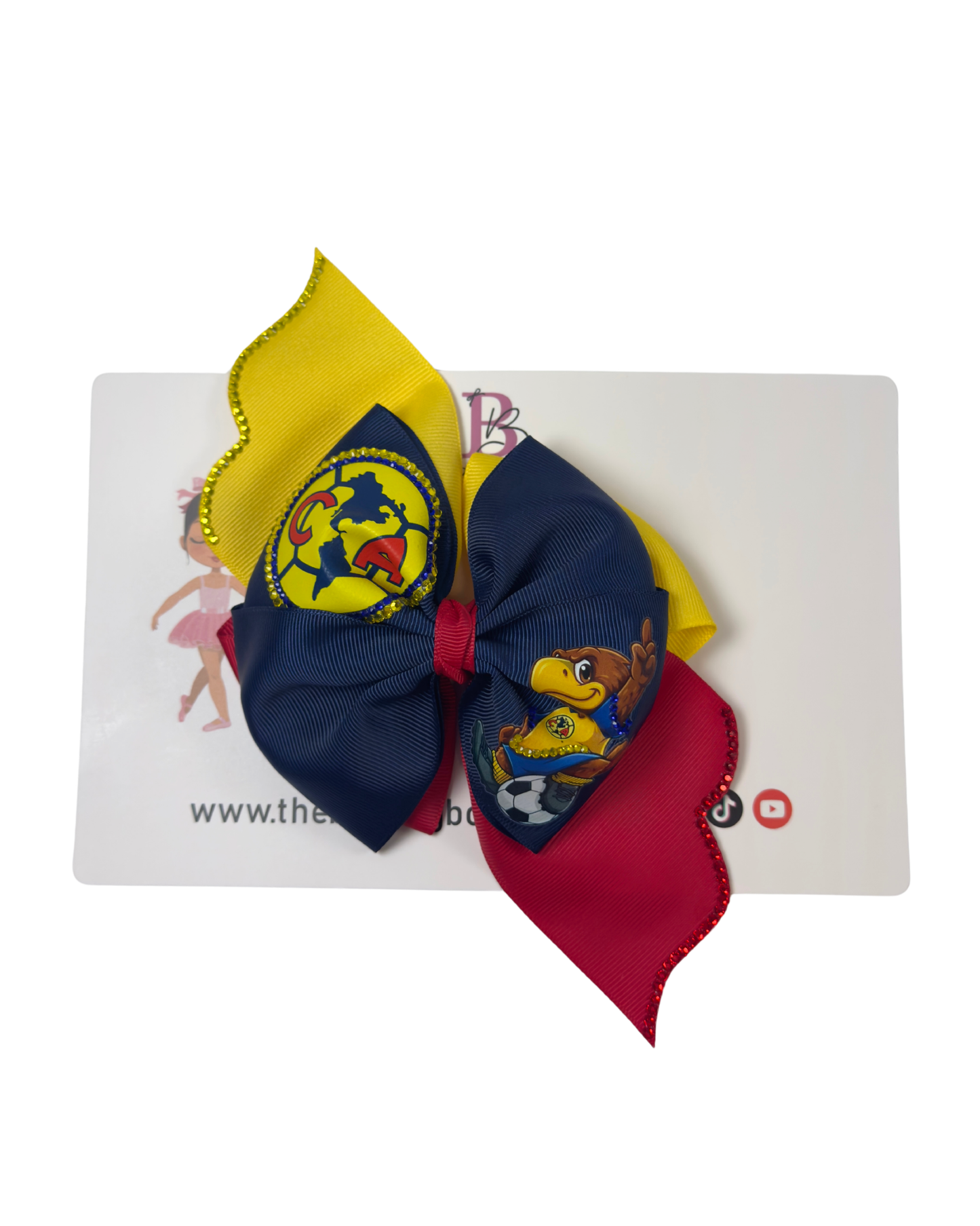 Club America Hair Bow