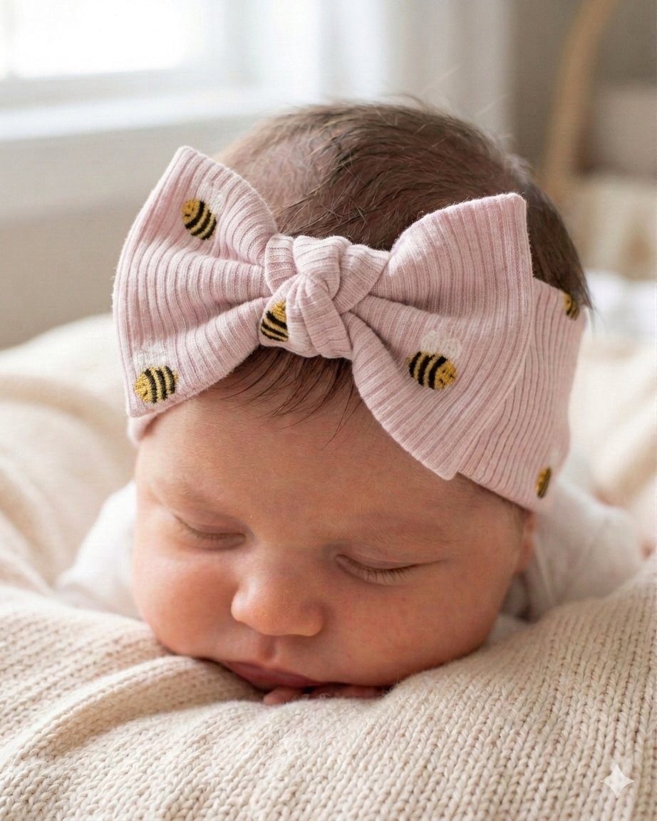 Baby bow knot head band
