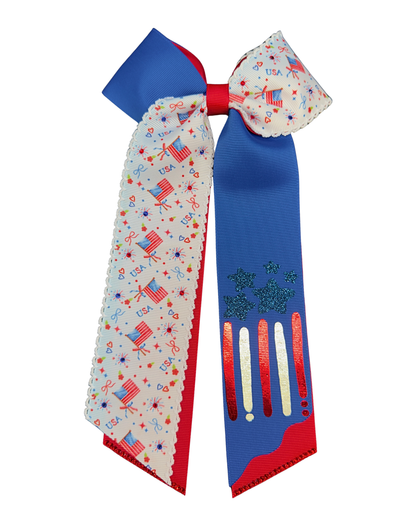 United States Of America Celebration Hair Bow