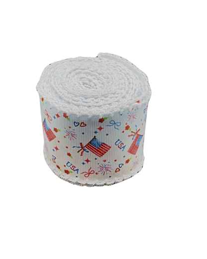 Moonstitch patriotic Ribbon