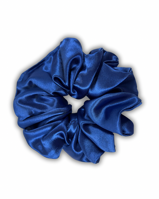 Ocean Blue Scrunchie Silk