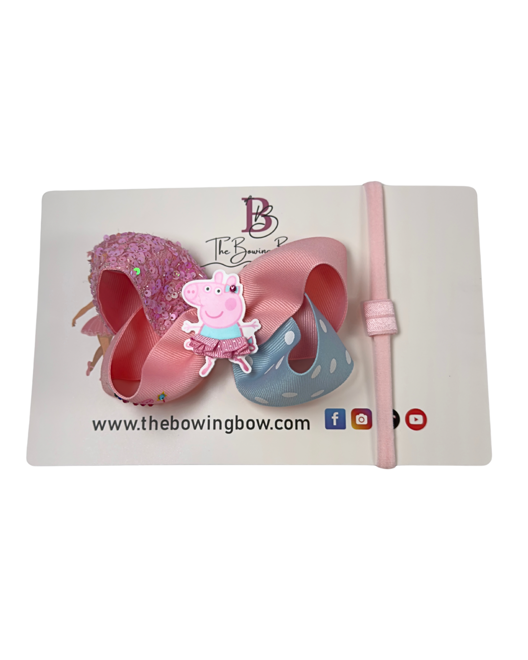 Boutique Peppa Hair Bow