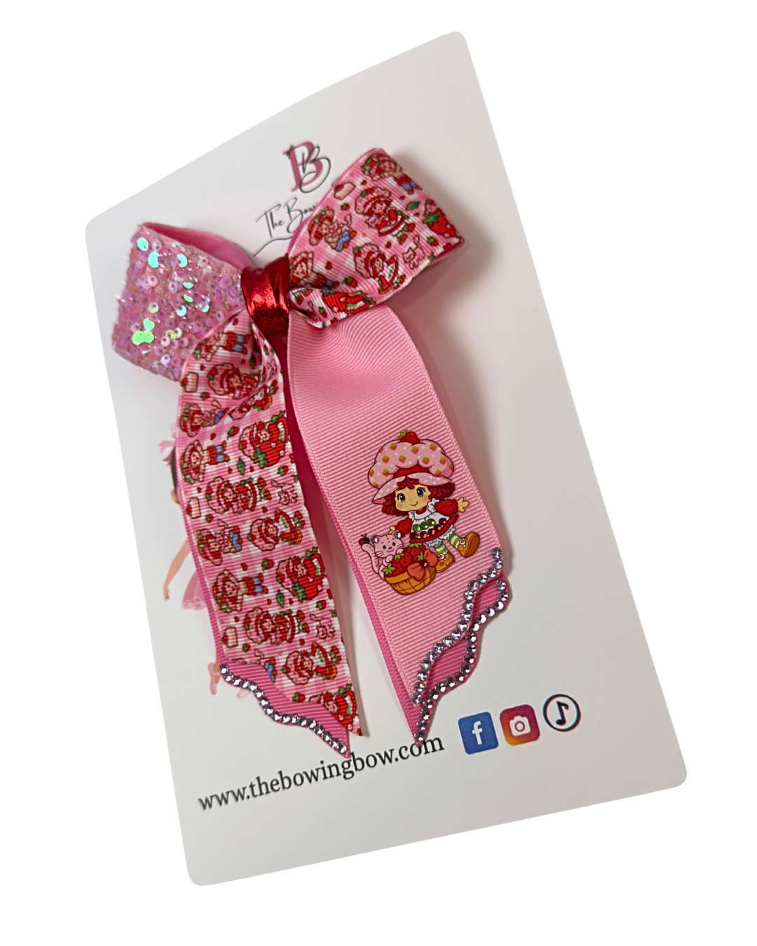 Strawberry Pie Hair Bow