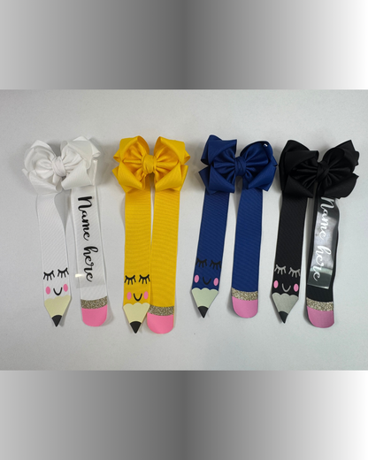 Pencil Hair Bow