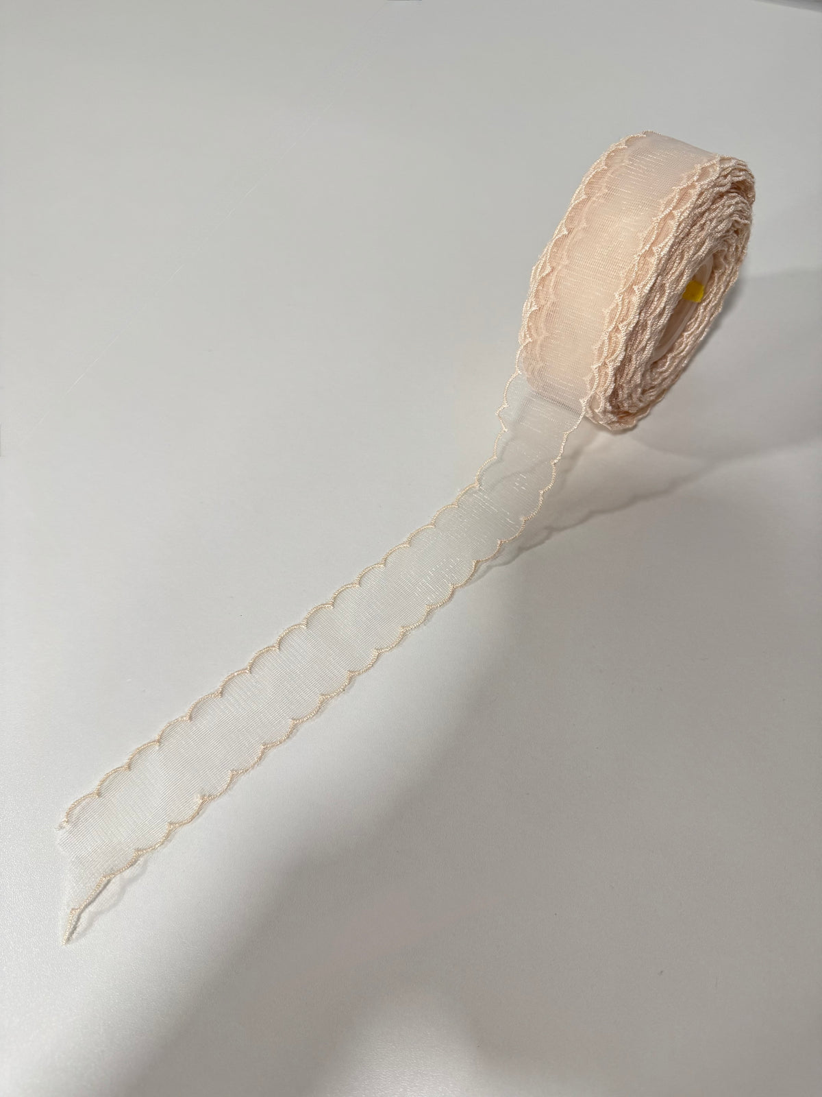 Lace Mesh Wavy Ribbon 1.5 IN.