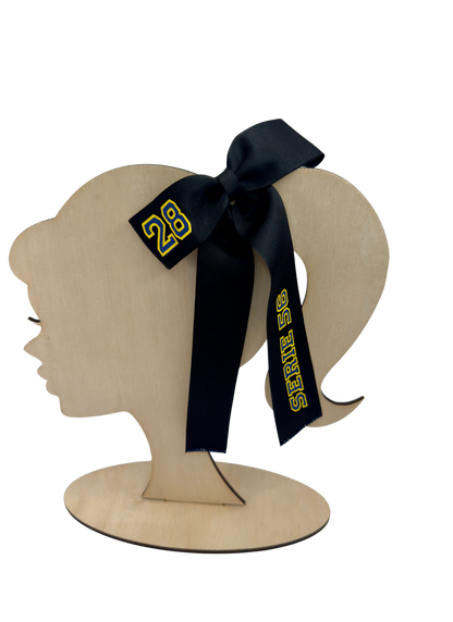 Sports Theme personalized Hair Bow Set