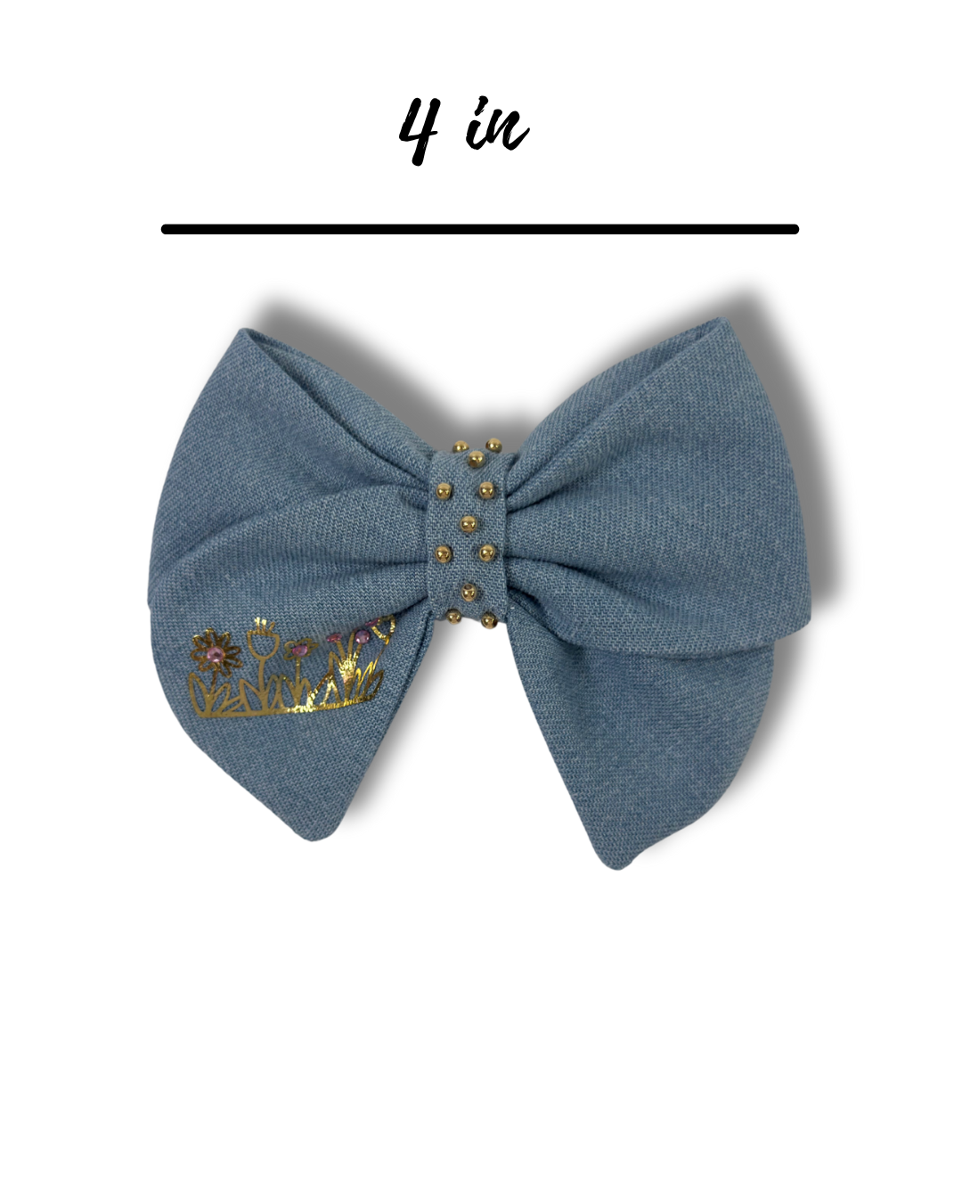 Garden Denim Bow