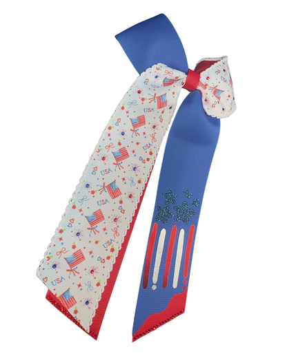 United States Of America Celebration Hair Bow