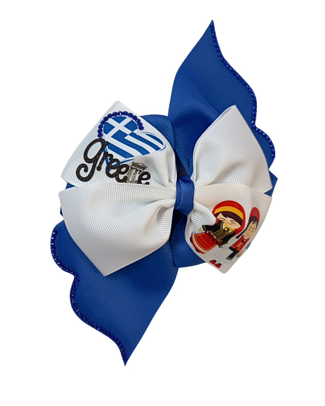 Greece Hair Bow (Greek)