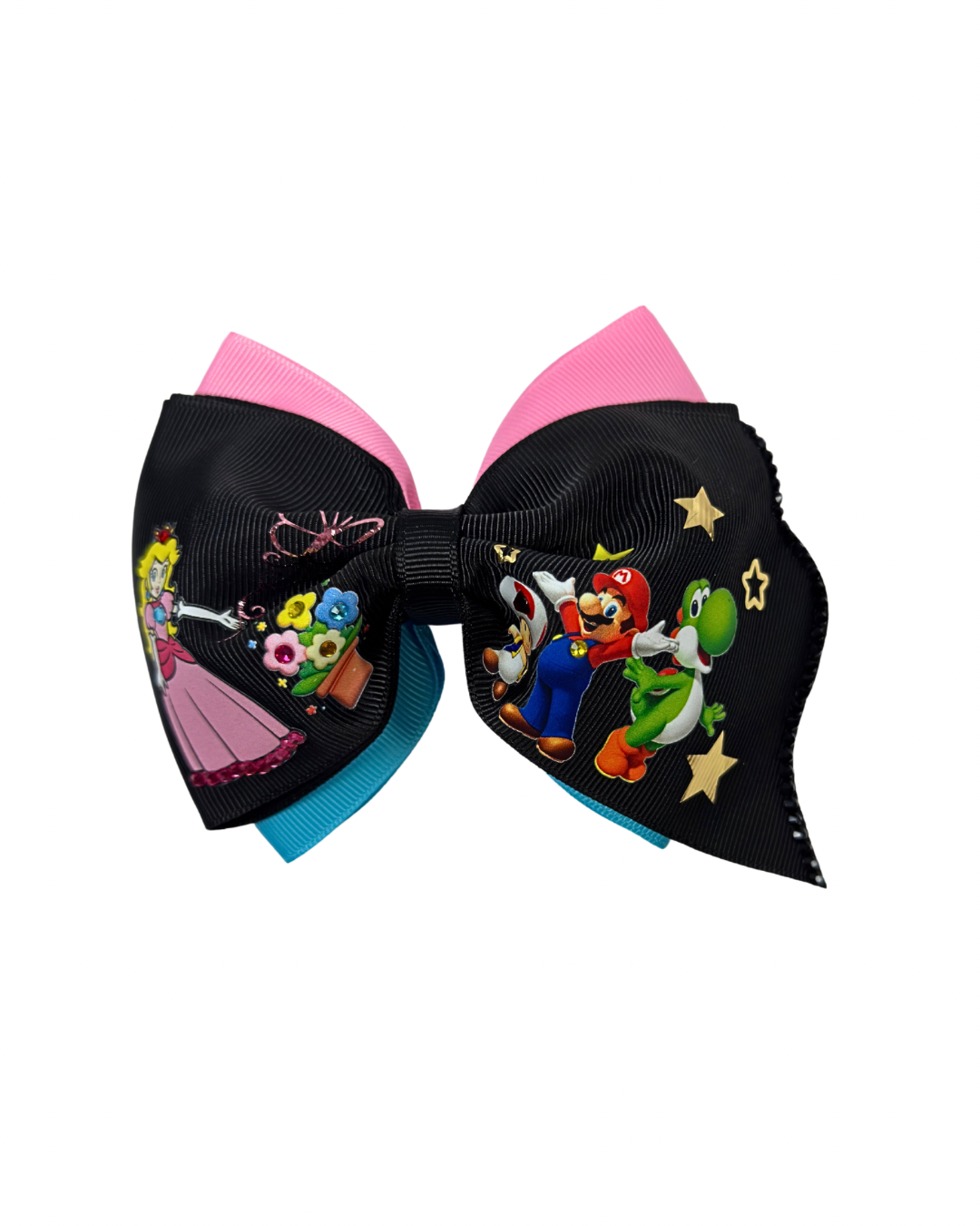 Electric Gamer Hair Bow