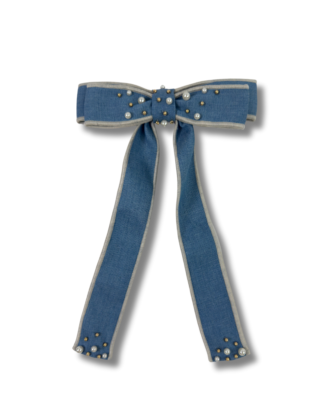 Denim Gem Bows