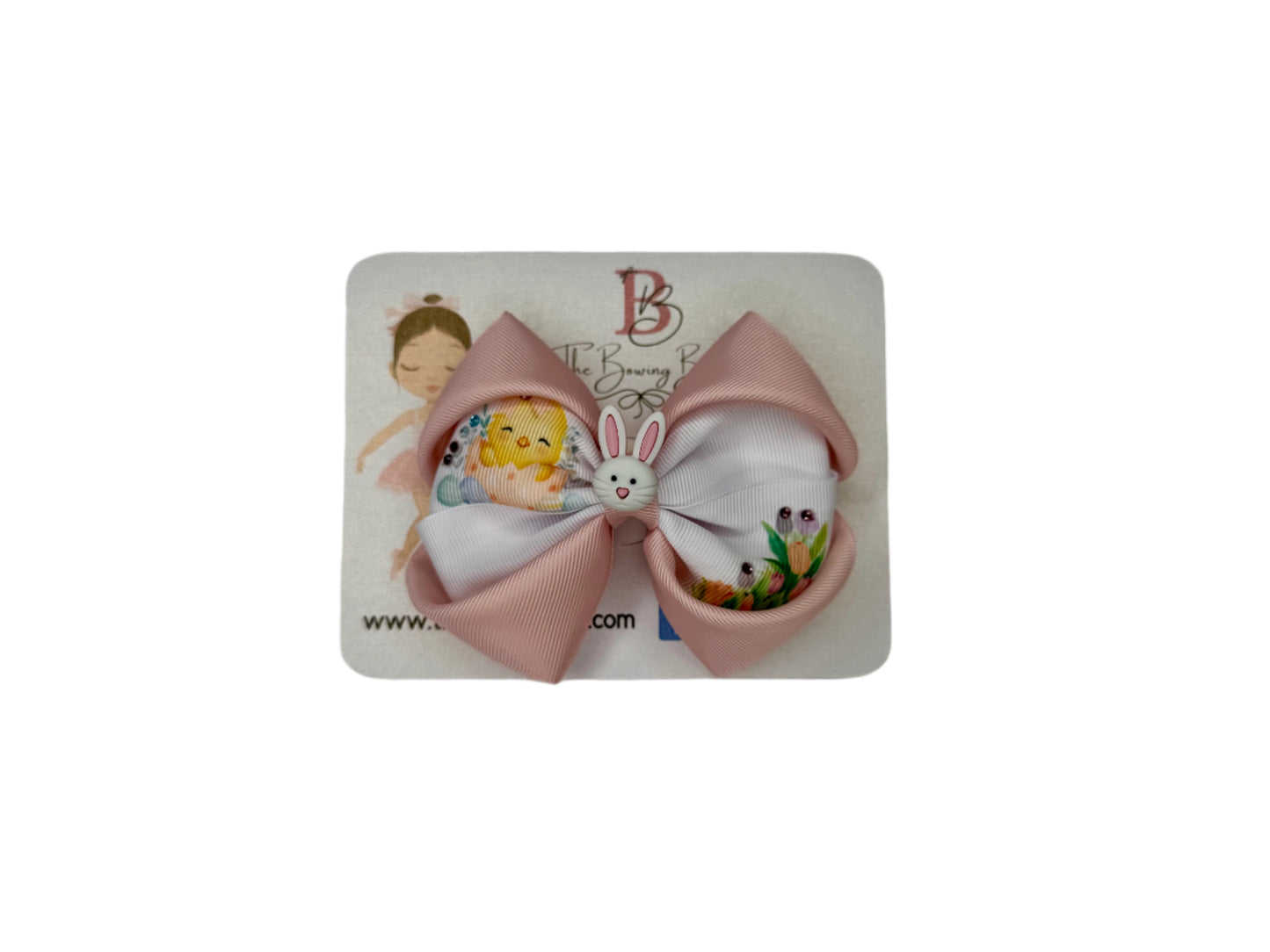Bunny hair clip/headband